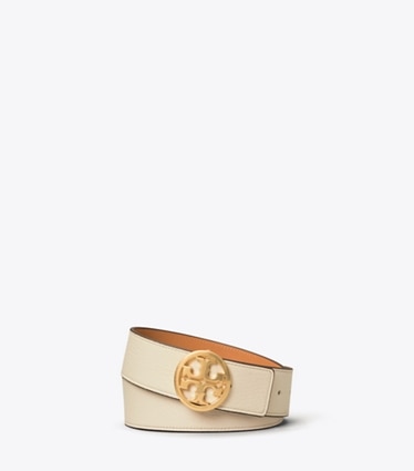 Ceinture Femme Cuir Tory Havane - Taille 36 - Neuve Avec Boucle Clincher